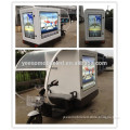 video type advertising motor cycle with speakers and LED display: YES-M1
